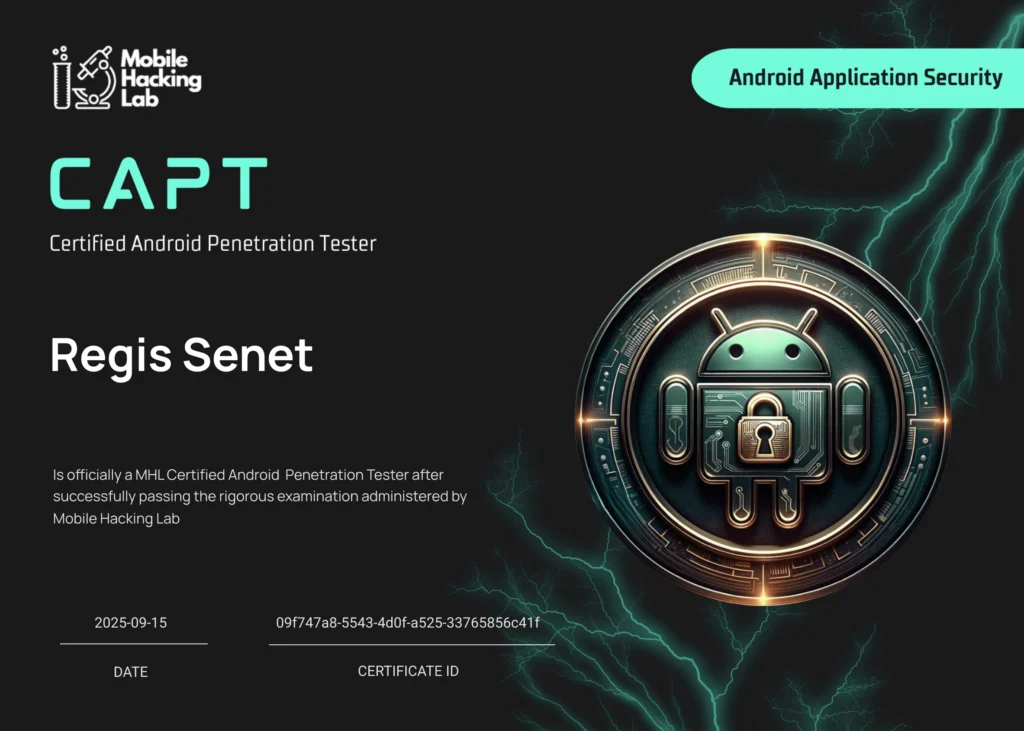 Certified Android Penetration Tester