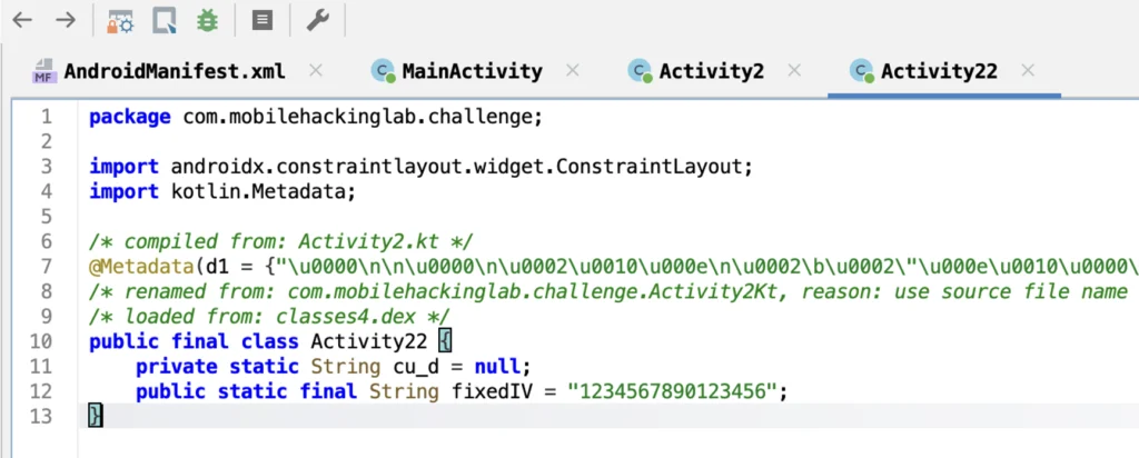 ORHUS - Writeup Mobile - Strings