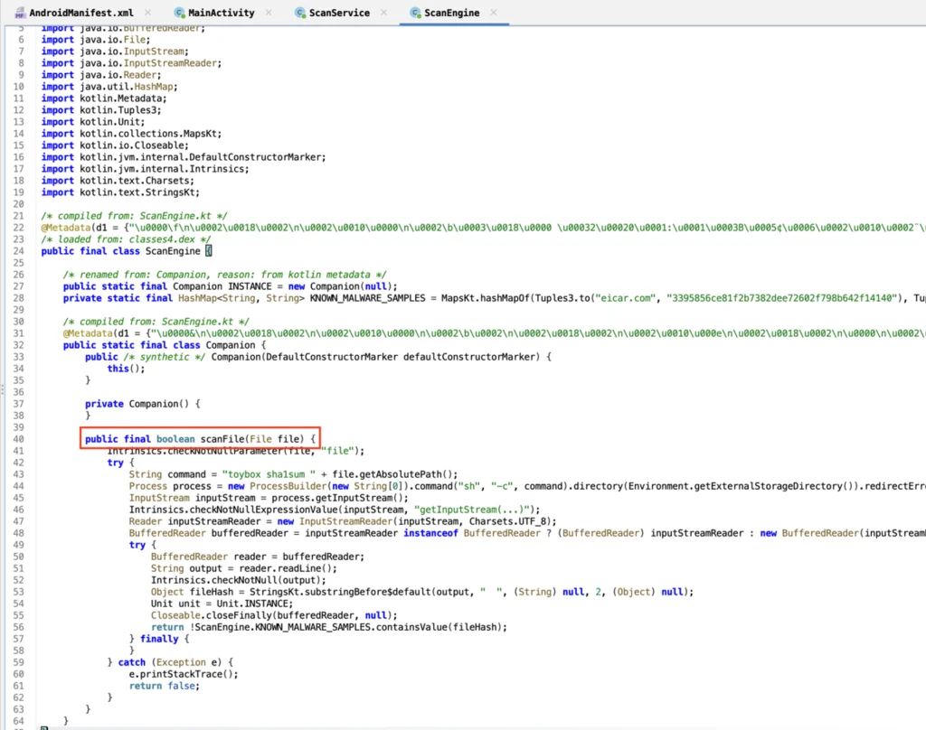 Writeup Android Cyclic Scanner