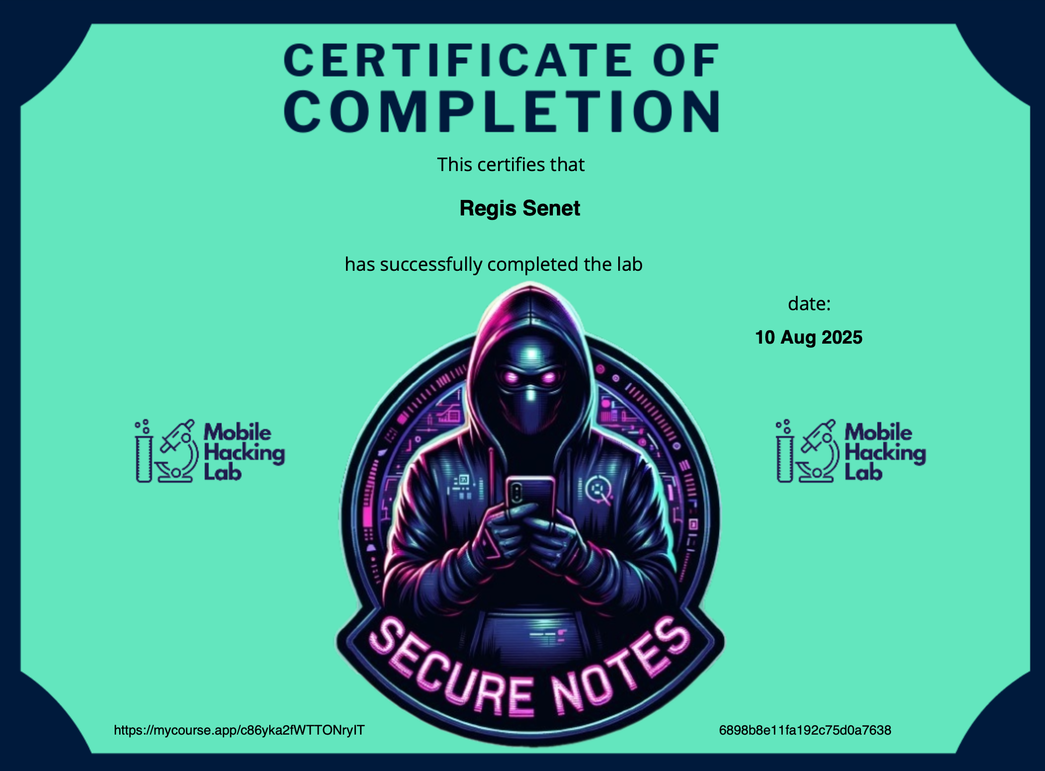 Writeup Android Secure Notes