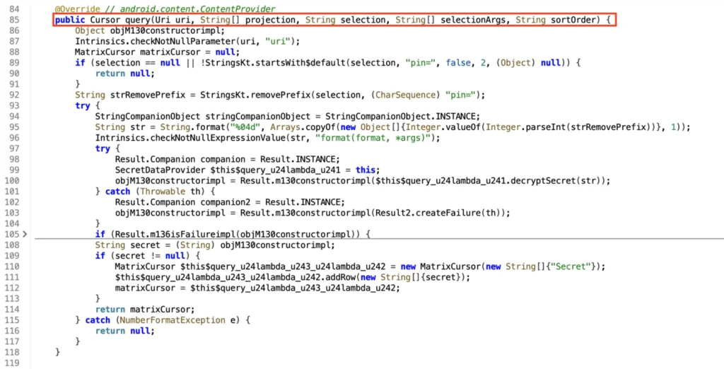 Writeup Android Secure Notes