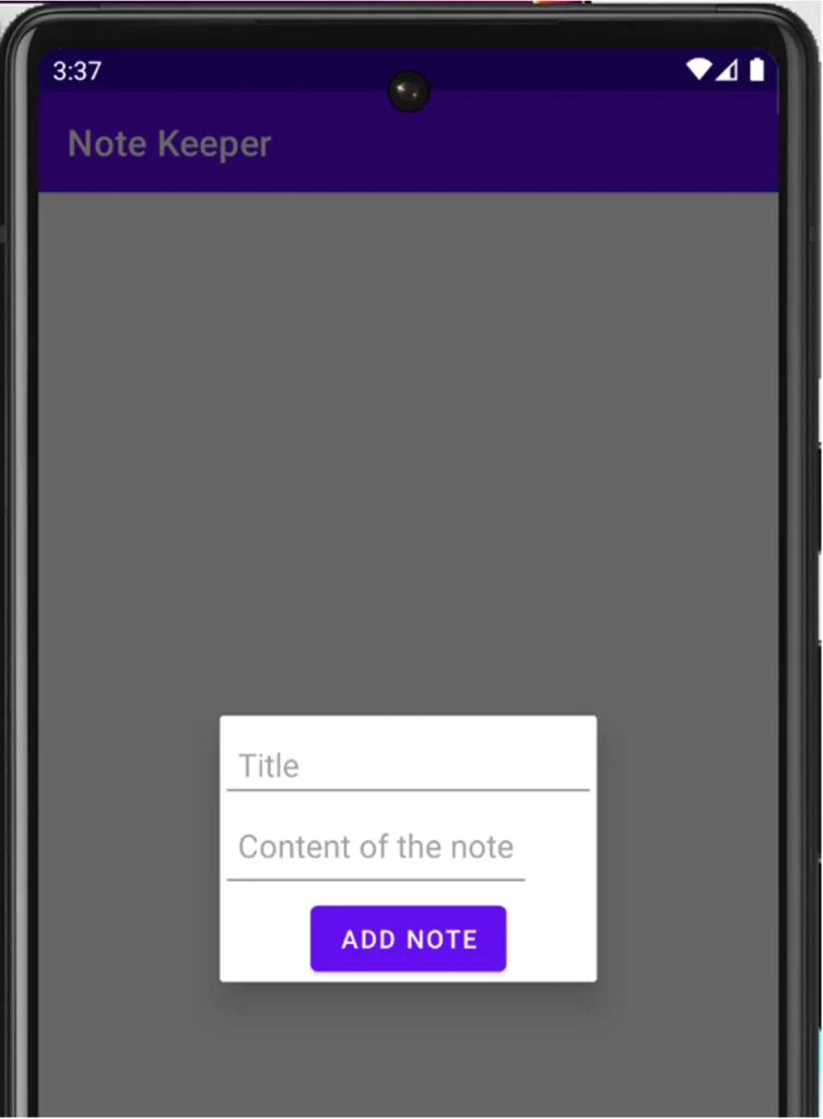 Writeup Android Document Notekeeper