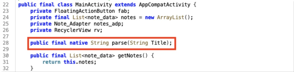 Writeup Android Document Notekeeper