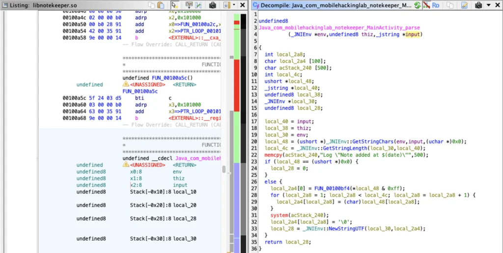 Writeup Android Document Notekeeper